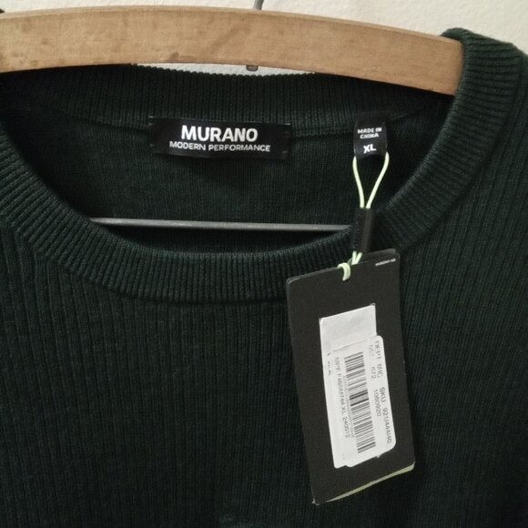 NWT Murano Sz XL green Sweater 'Modern Performance' - Picture 3 of 6